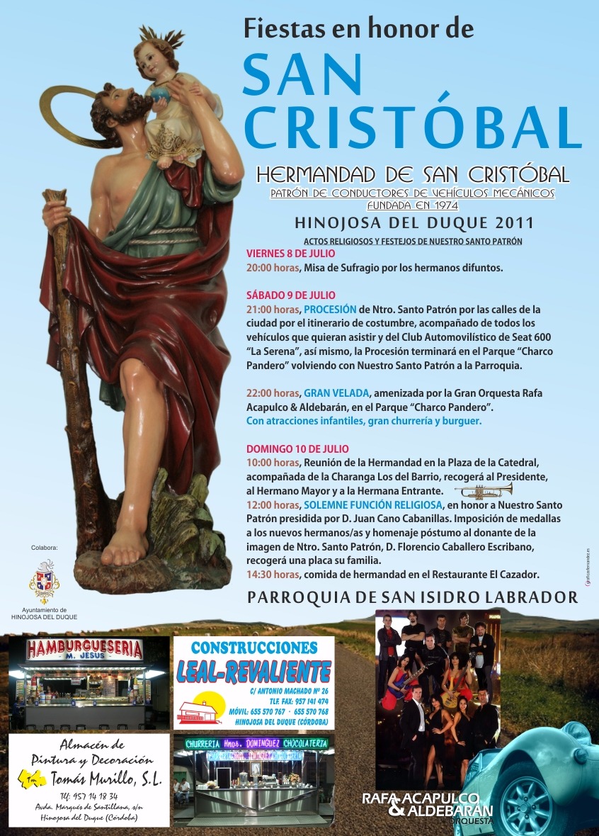 Fiestas en honor de San Cristobal  